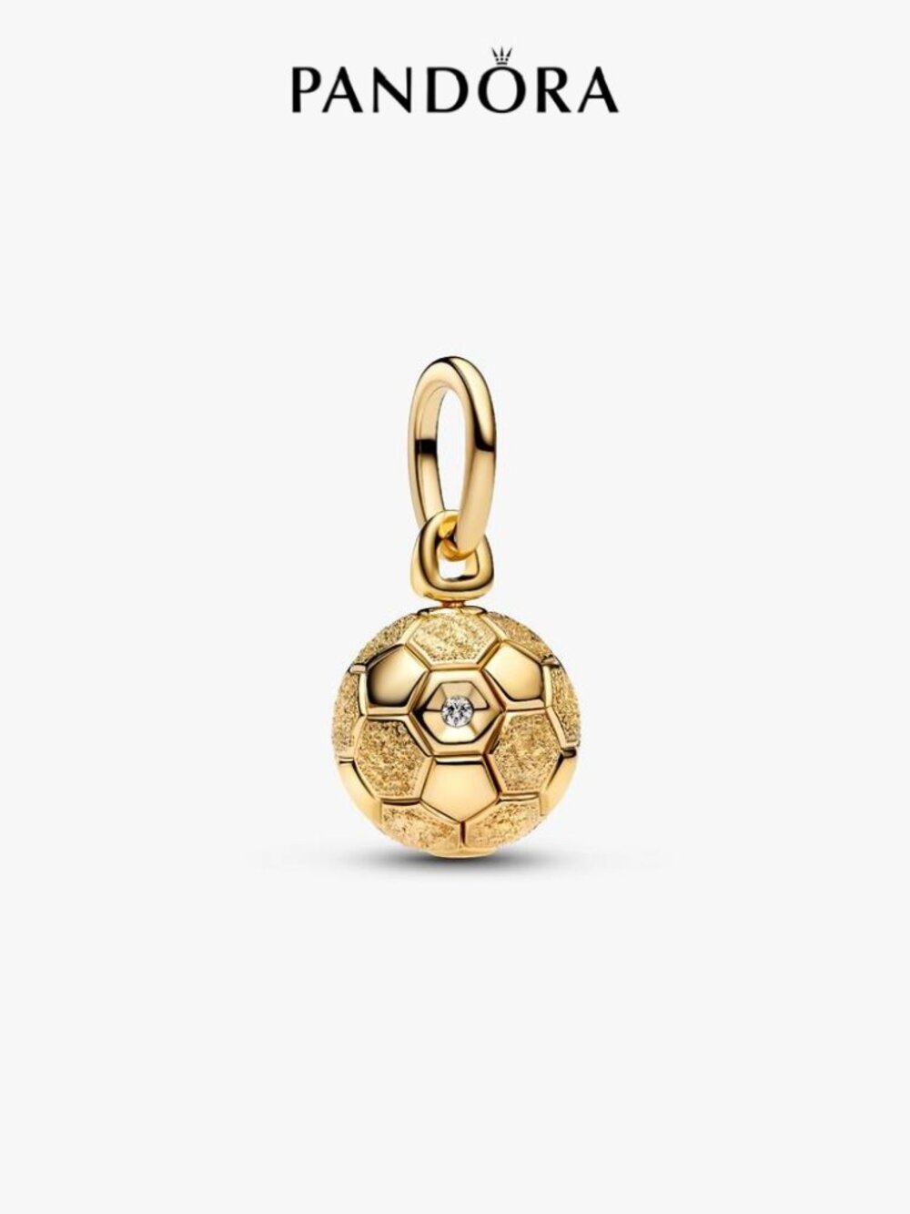 Pandora Soccer Ball 2026 Lab-Grown Diamond Dangle Charm